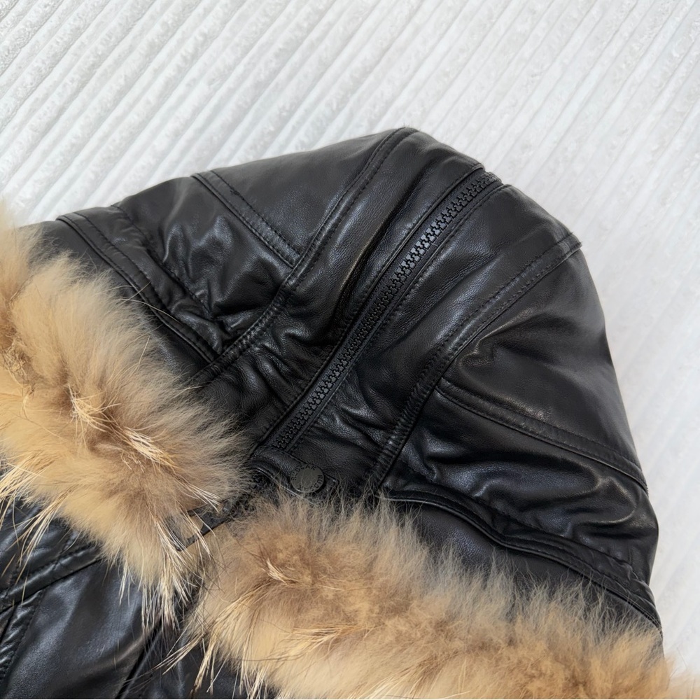 RUDSAK Women’s Helia Genuine Leather Down Parka | Size XS